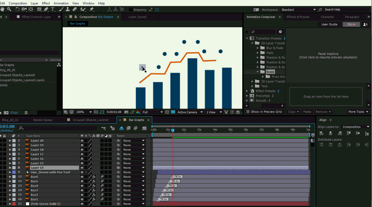 GIF showing progressing animation