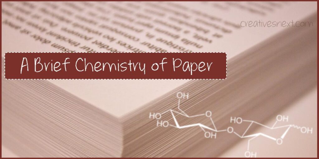 header image for the blog on A brief chemistry of paper
