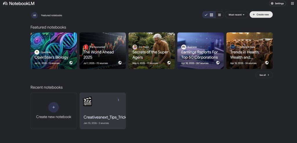 image of the blog on the free ai tools of google for notebookLM